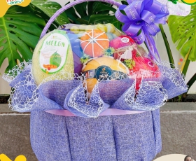 GIỎ QUÀ TRÁI CÂY NHẬP KHẨU TẶNG NGÀY PHỤ NỮ VIỆT NAM | MS 014