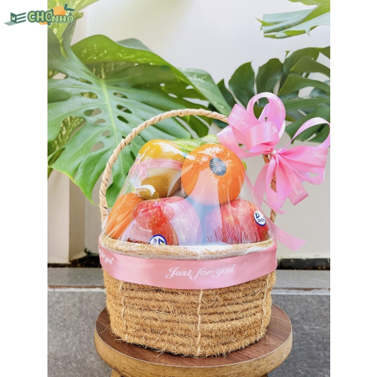 GIỎ QUÀ TRÁI CÂY NHẬP KHẨU TẶNG NGÀY PHỤ NỮ VIỆT NAM | MS 011