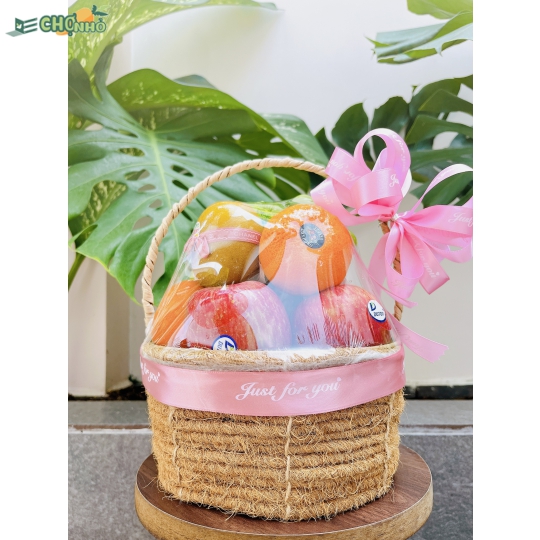 GIỎ QUÀ TRÁI CÂY NHẬP KHẨU TẶNG NGÀY PHỤ NỮ VIỆT NAM | MS 011